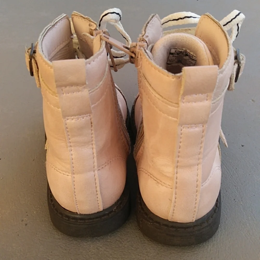 Carter's Size 8 Pink Combat Boots